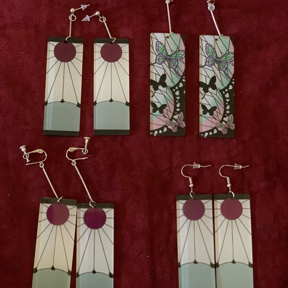 Demon Slayer earings - Picture 2 of 4